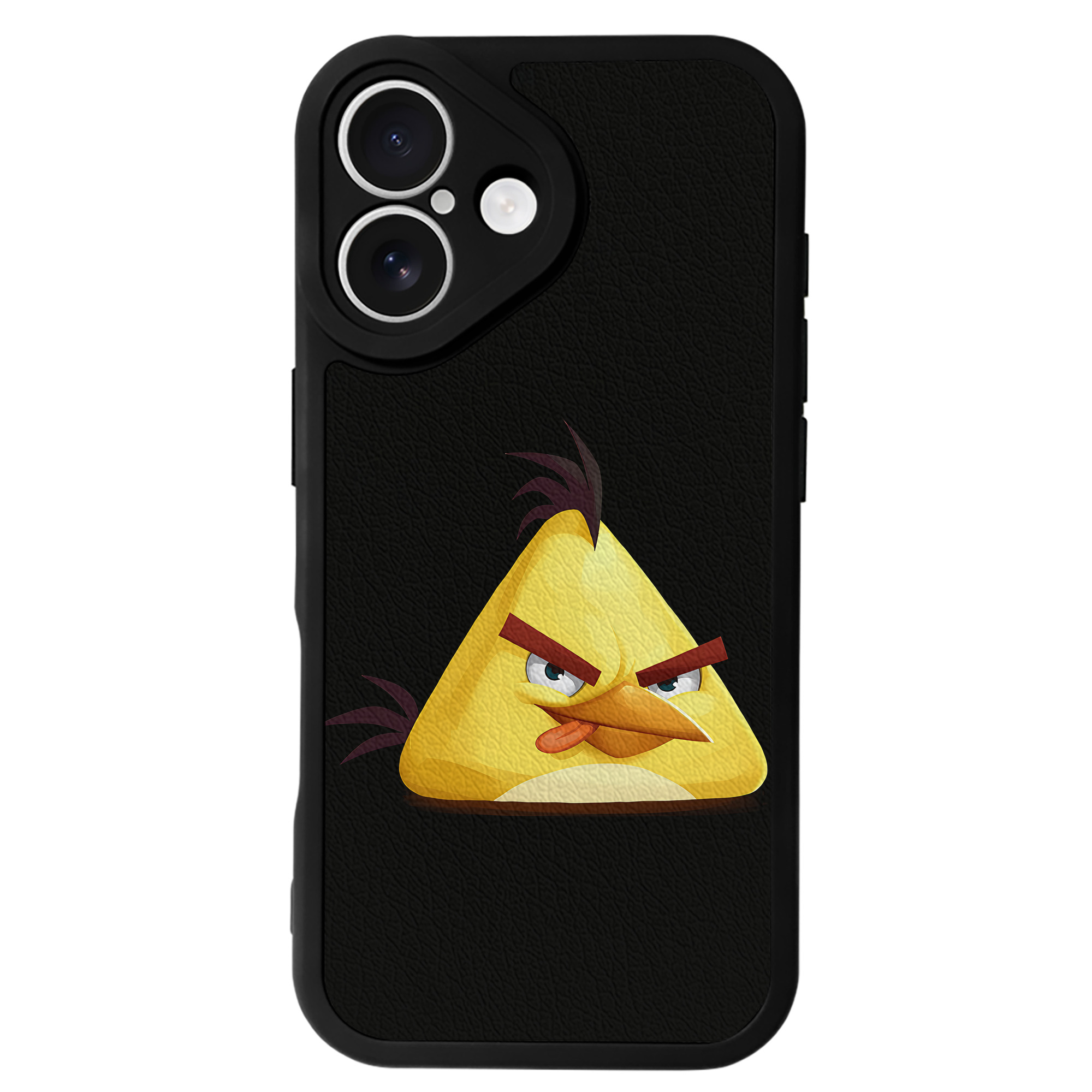 （画像用） Angry Birds アングリーバード 【iPhone 16シリーズ対応】シリコンスマホケース（レザー調） 材質：シリコン